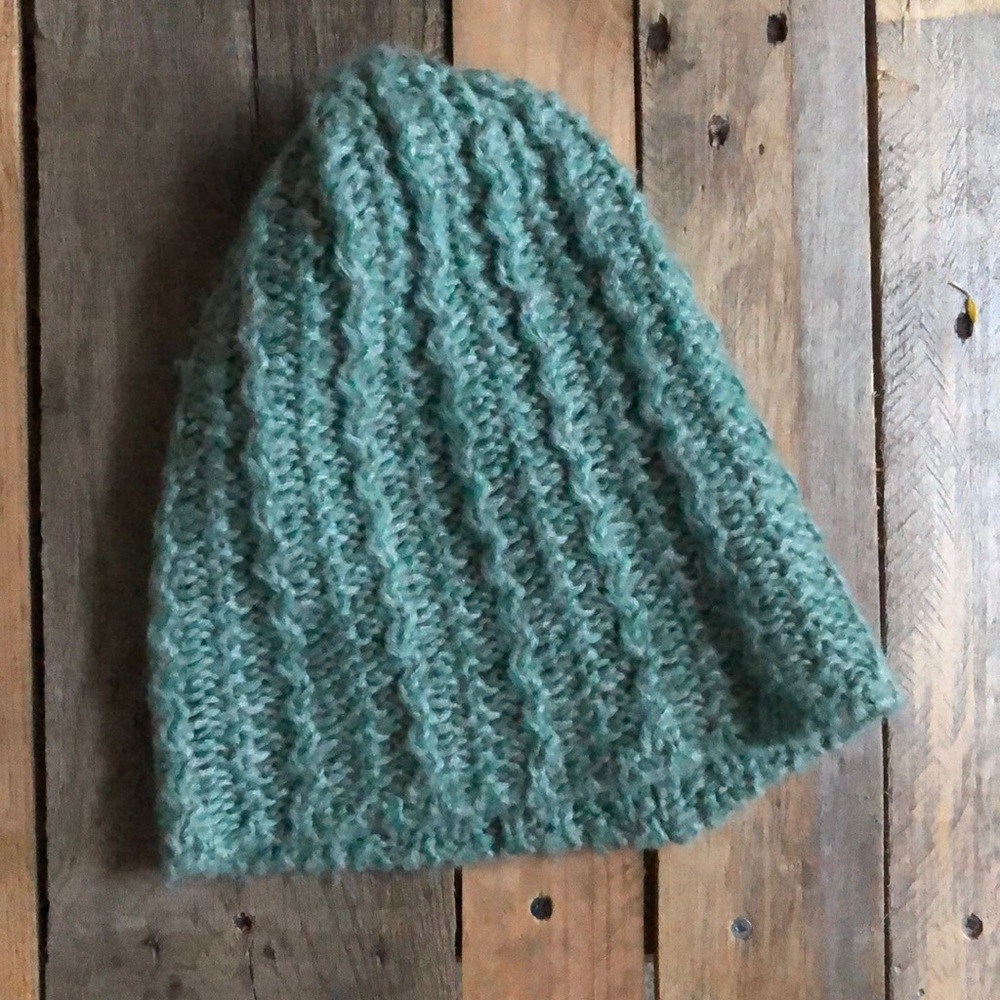 Urban Outfitters Green Knit Hat